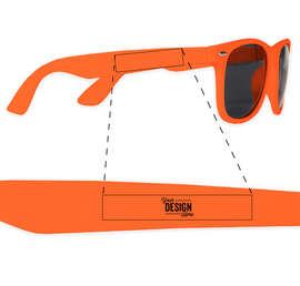 Sun Ray Sunglasses - Color: Orange
