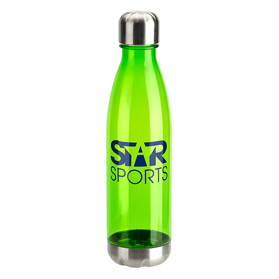 Full Color 25 oz. Bayside Tritan Water Bottle with Stainless Steel Base & Cap