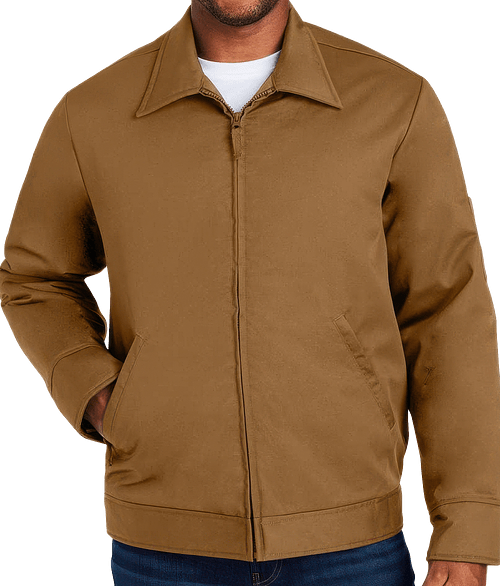 Harriton Tall ClimaBloc Station Insulated Jacket - Printed in Duck Brown