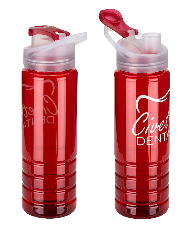 Full Color 26 oz. Breakaway Recycled Sports Water Bottle (Case of 100)