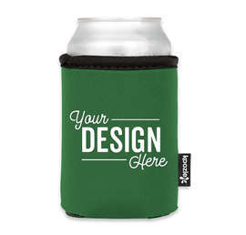 Contrast Foldable Can KOOZIE ® - Color: Green