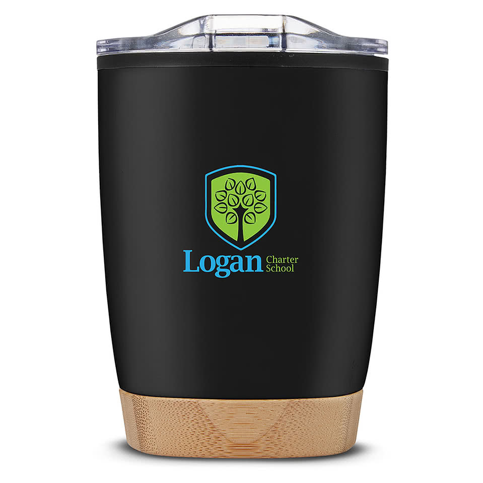 12 oz. Symmetry Insulated Tumbler with Bamboo Base