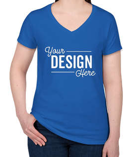 Canada - Gildan Women's 100% Cotton V-Neck T-shirt