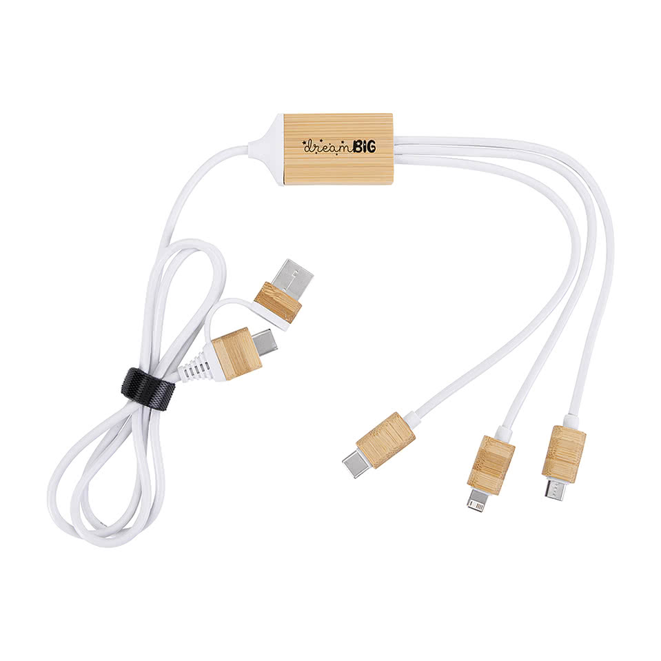 BambooTunes 5-in-1 Charging Cable