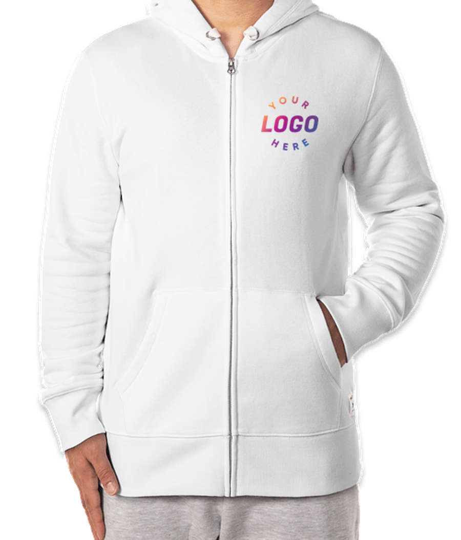 Roots Paddlecreek Zip Hoodie in White