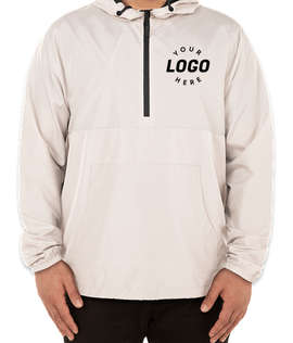 Independent Trading Quarter Zip Windbreaker