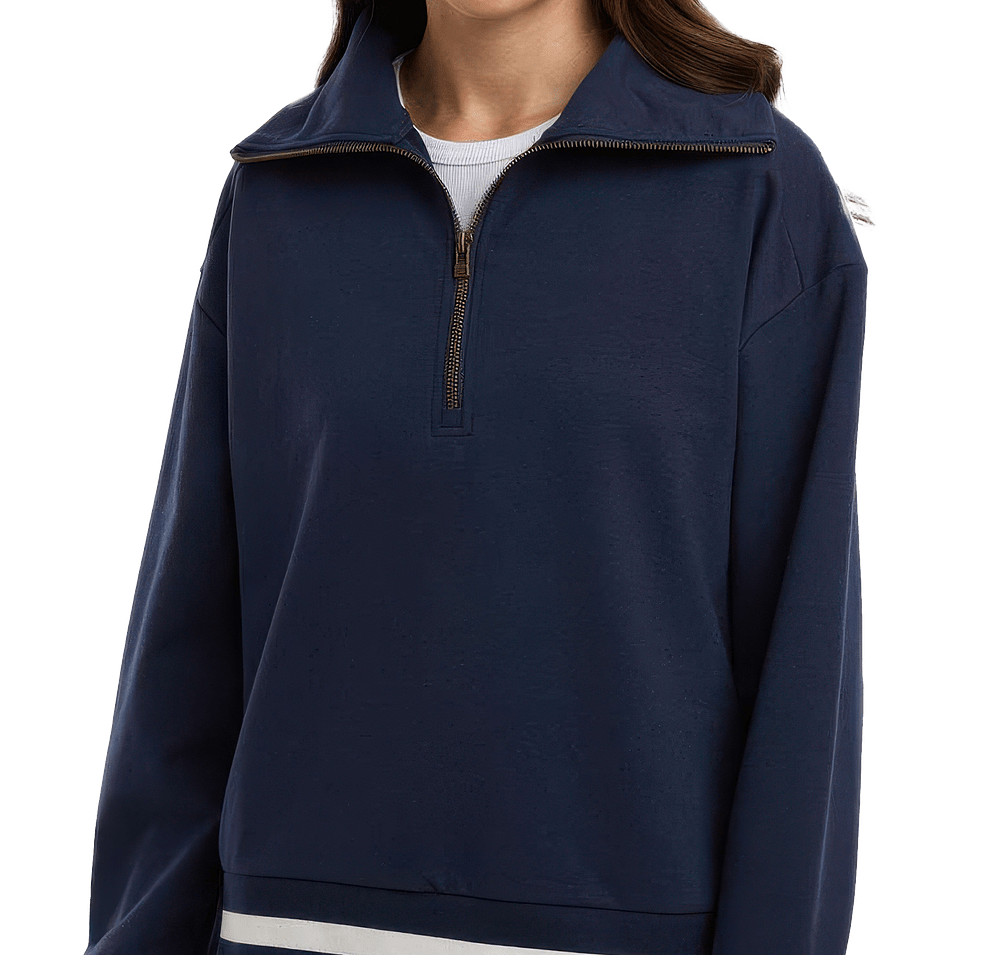 Holloway Women's Heritage Prep French Terry Quarter Zip Pullover-default