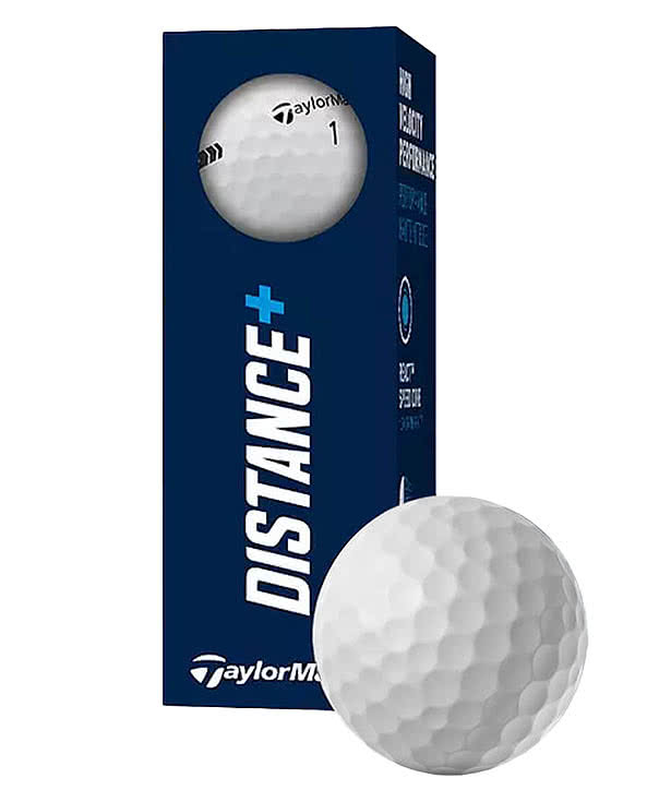 TaylorMade V3 DISTANCE ゴルフボール 3層 Custom Full Color TaylorMade Distance+ Golf Balls (Box of 3