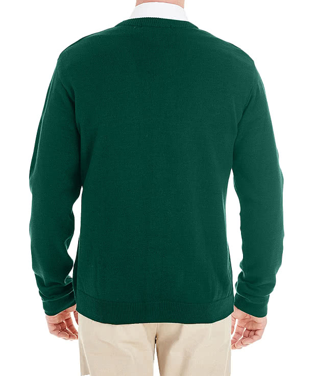Harriton Pilbloc V-Neck Button-Up Cardigan