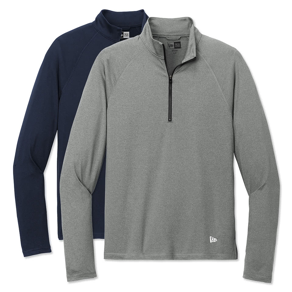 New Era Power Half Zip Performance Shirt