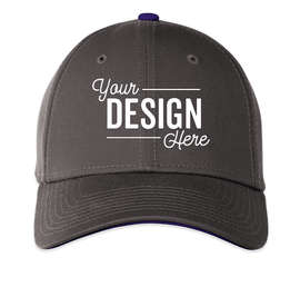 New Era 39THIRTY Stretch Fit Hat - Color: Graphite / Purple