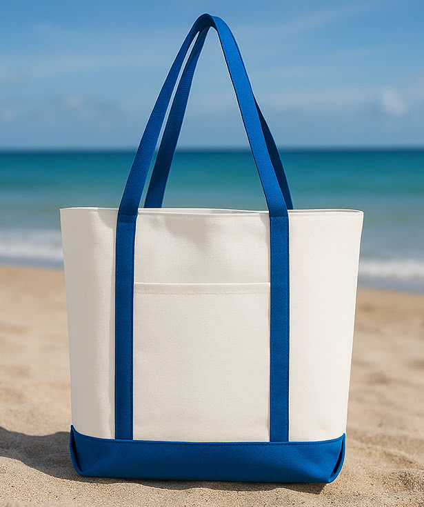 Pocket Shopper Tote Bag