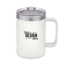 14 oz. Urban Peak Summit Vacuum Insulated Camper Mug - Color: White