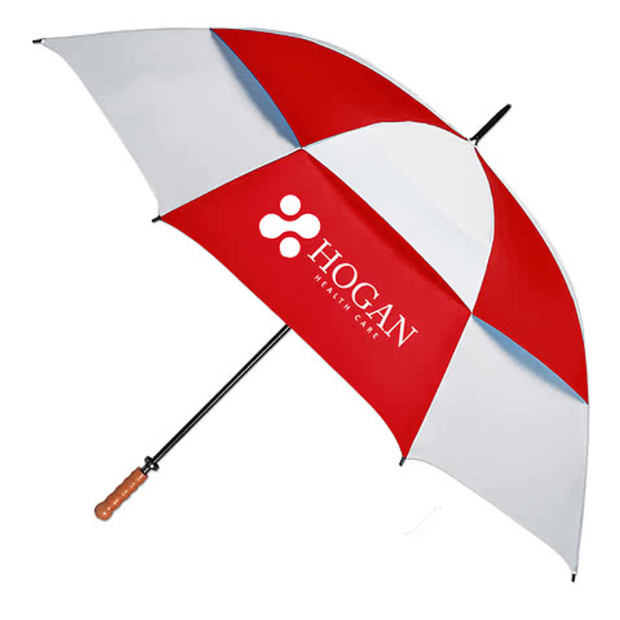 68" Arc Windproof Vented Golf Umbrella in Black