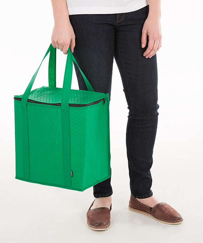 KOOZIE® Zippered Insulated Grocery Tote Bag