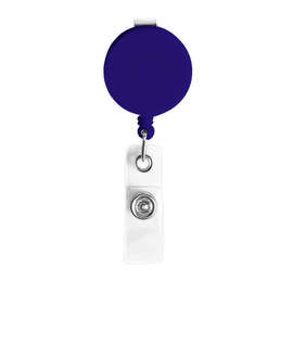 Round Badge Holder - Color: Blue