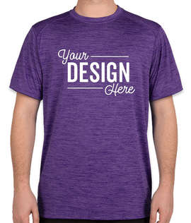 Augusta Tonal Heather Performance Shirt - Color: Purple