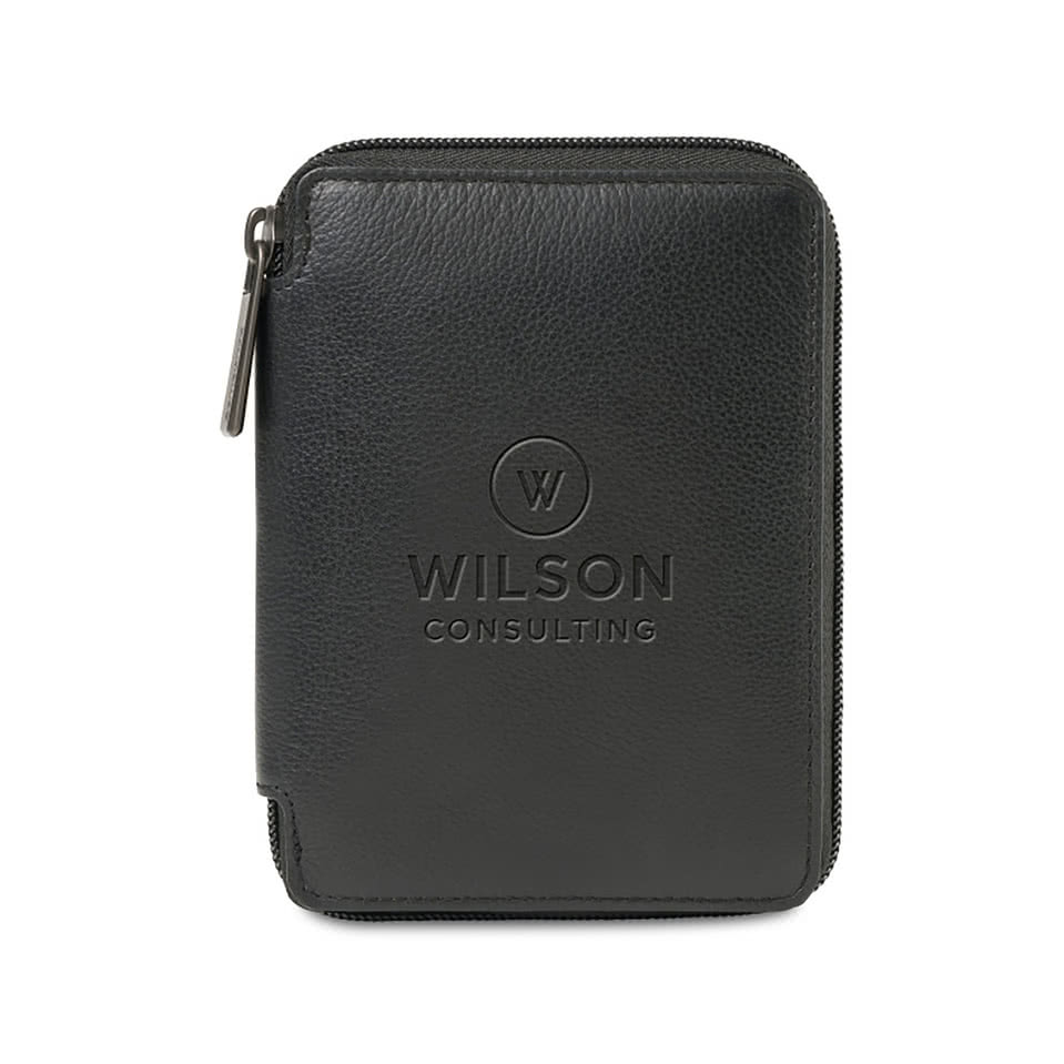 Debossed Samsonite RFID Leather Passport Wallet
