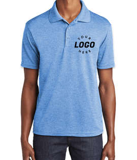Sport-Tek RacerMesh Performance Polo - Color: True Royal Heather
