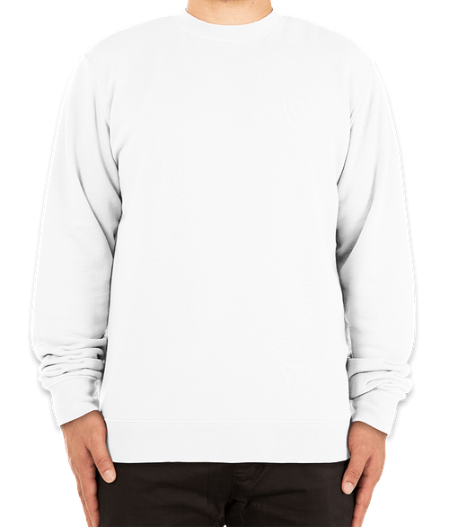 Independent Trading Pigment Dyed Crewneck Sweatshirt in Prepared For Dye