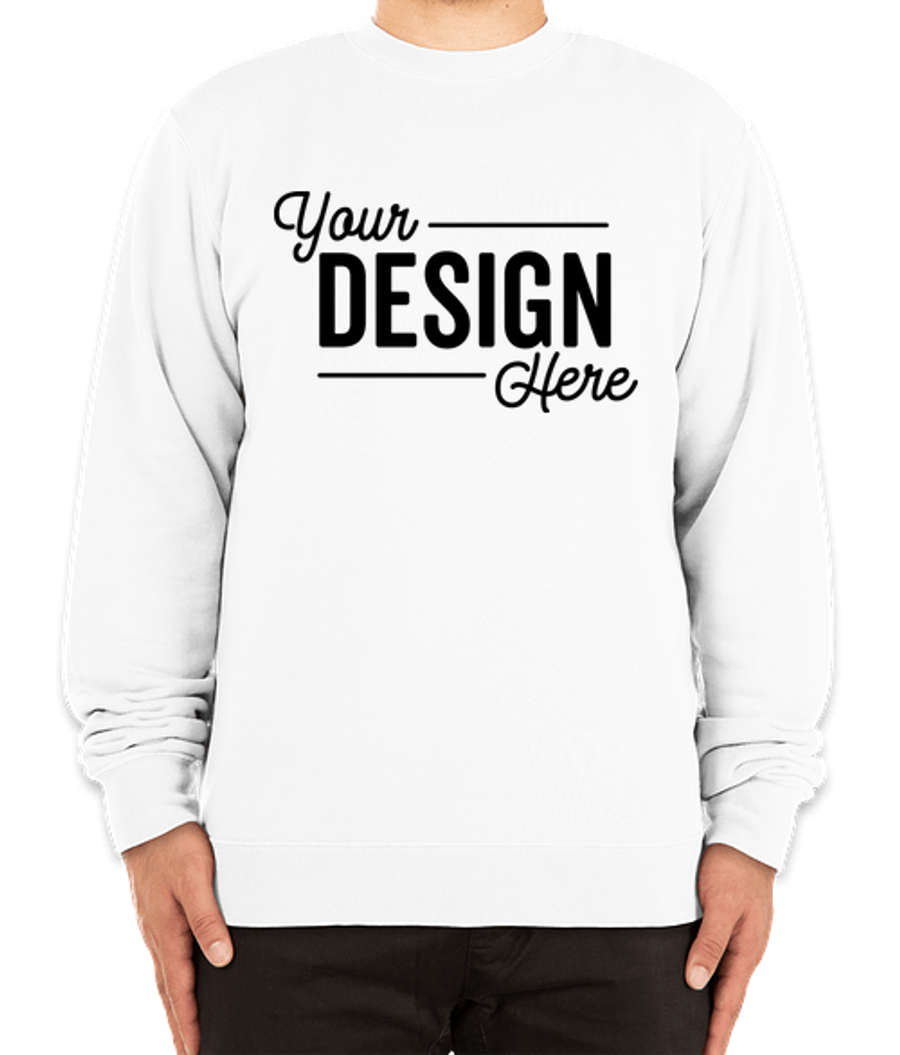 Independent Trading Pigment Dyed Crewneck Sweatshirt in Prepared For Dye