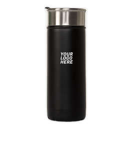 S'ip by S'well Laser Engraved 16 oz. Insulated Travel Tumbler - Color: Coffee Black