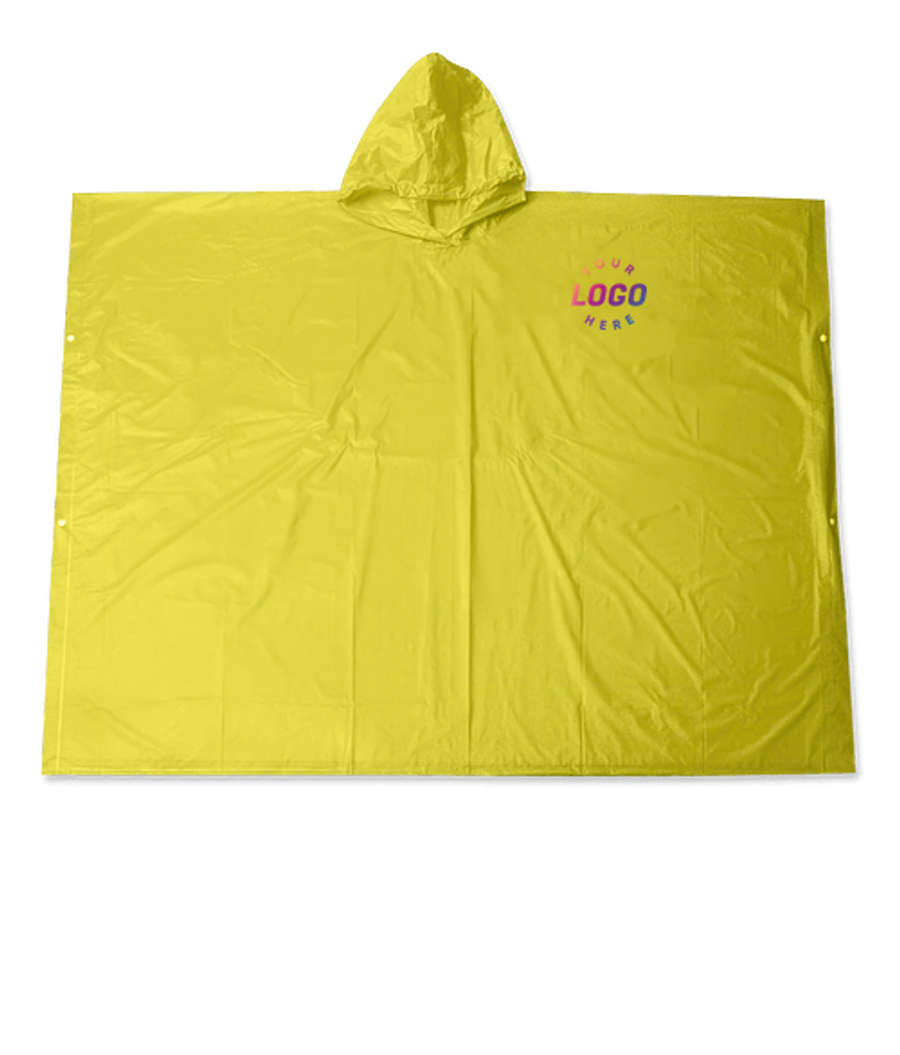 Full Color Shed Rain Poncho in Yellow