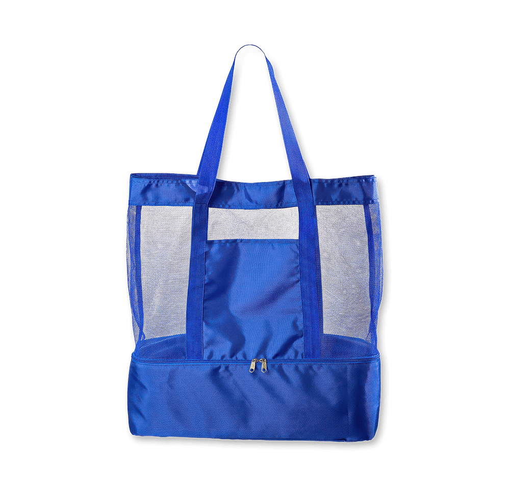 Nautical Polyester Insulated Beach Bag-default