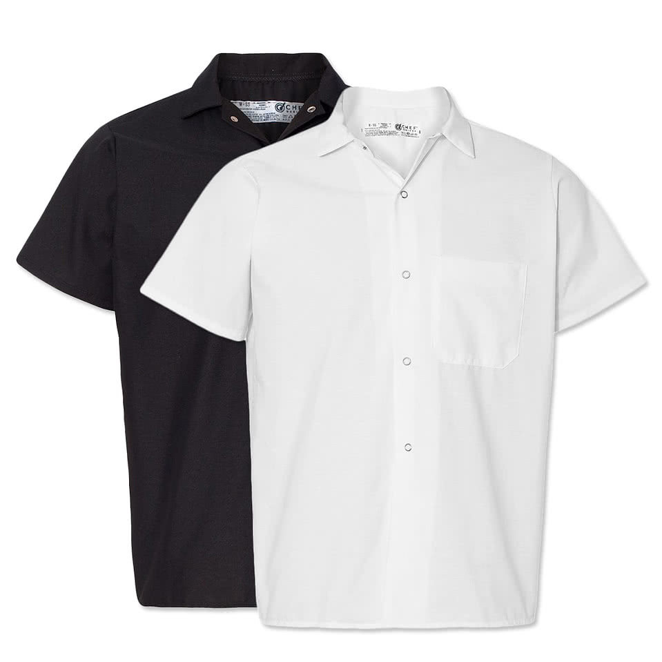 Chef Designs Poplin Pocket Cook Shirt