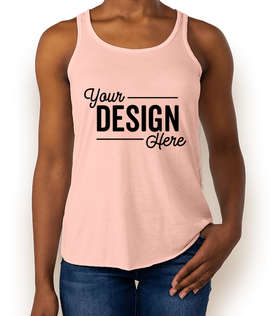 Bella + Canvas Women's Flowy Racerback Tank - Color: Peach