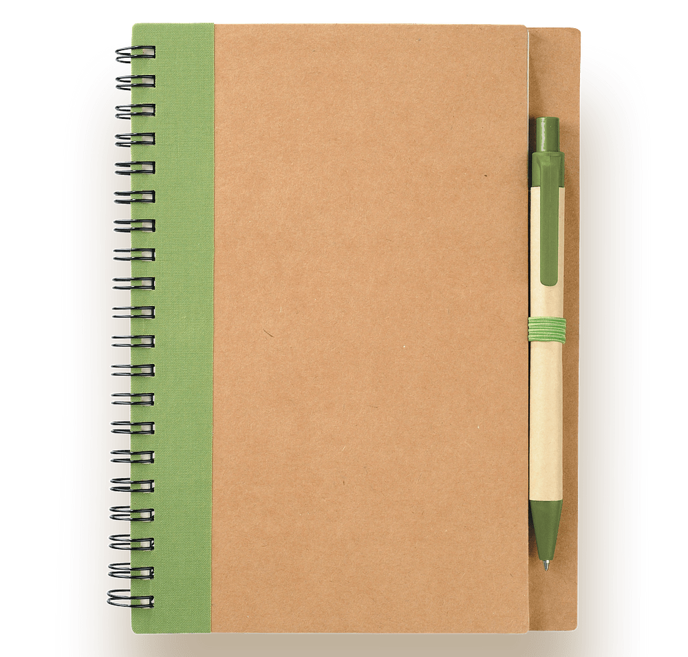 Eco Spiral Notebook with Pen-default