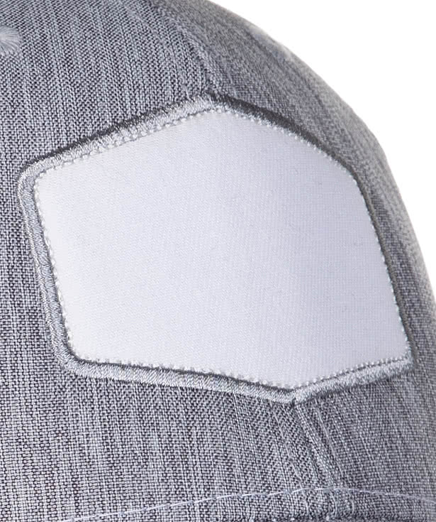 Ahead Brant Snapback Trucker Hat - Hexagon Patch - Embroidered