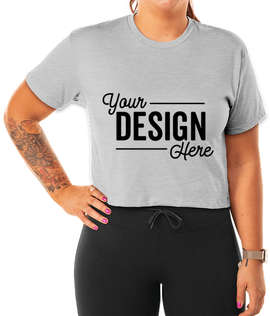 Next Level Women's Ideal Crop T-shirt - Color: Heather Grey