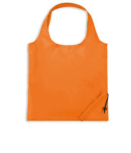 Bungalow Foldaway Shopper Tote Bag - Color: Orange