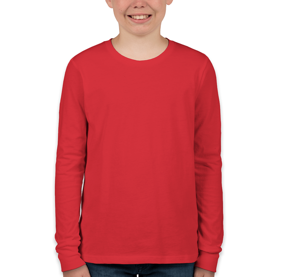 SpongeBob SquarePants - Patrick Ugly Christmas Sweater - Bella + Canvas Youth Long Sleeve Jersey T-shirt