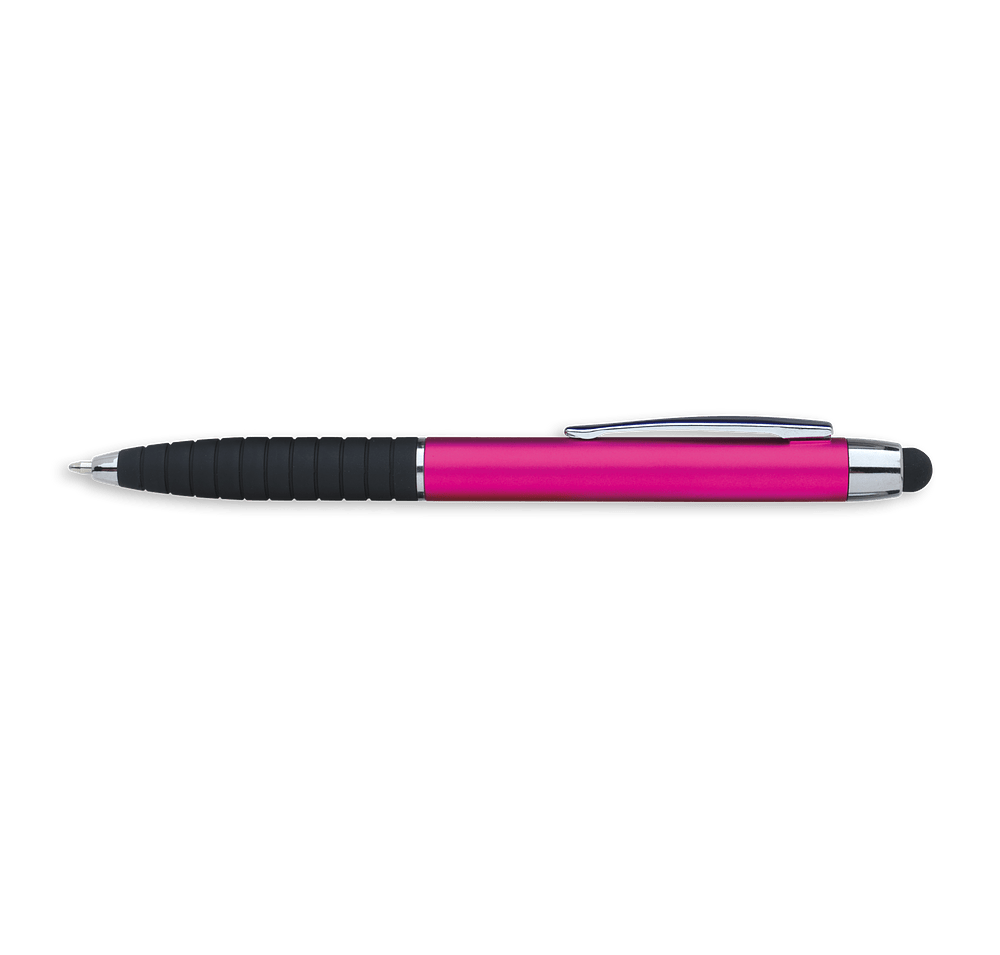 Metallic Cool Grip Stylus Pen (black ink)-default