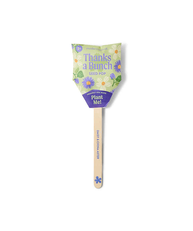 Modern Sprout Flower Pop Trio Seed Pouch