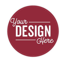 One Way Shopping 12" Circle Floor Decal - Color: Maroon