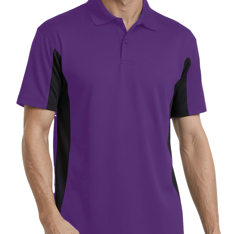 Blue Generation BLU-X-DRI Colorblock Performance Polo - Printed-default