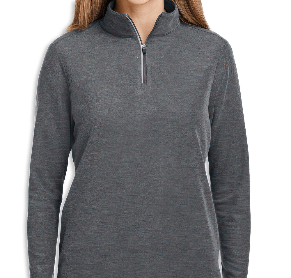Core 365 Women's Fusion ChromaSoft Pique Quarter Zip Sweatshirt - Printed-default