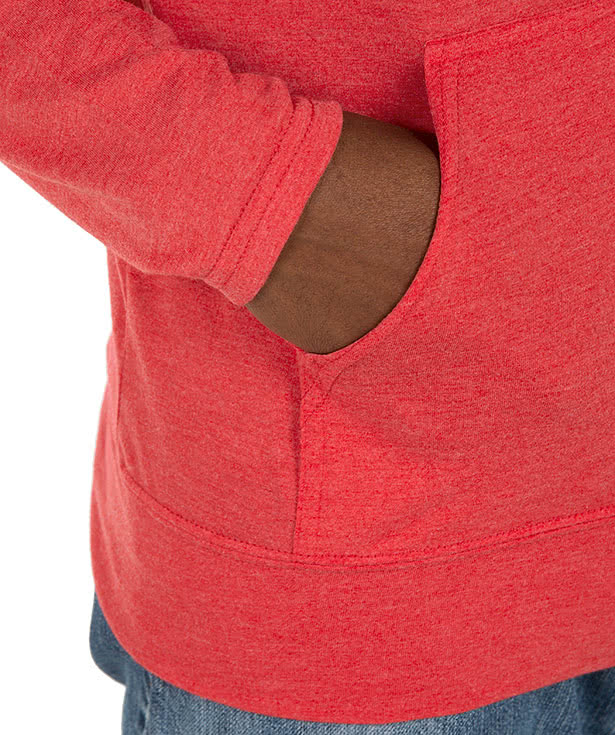 Anvil Tri-Blend Full Zip T-shirt Hoodie