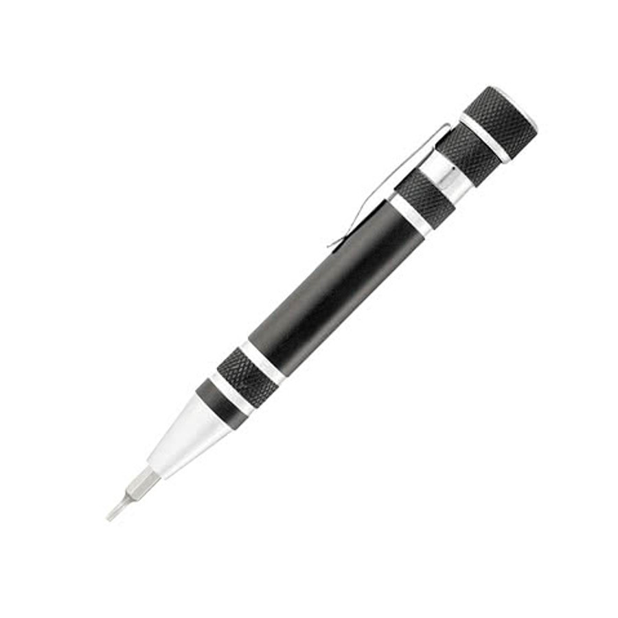 Laser Engraved Engineer Multi-Tool Screwdriver Bit Set in Black