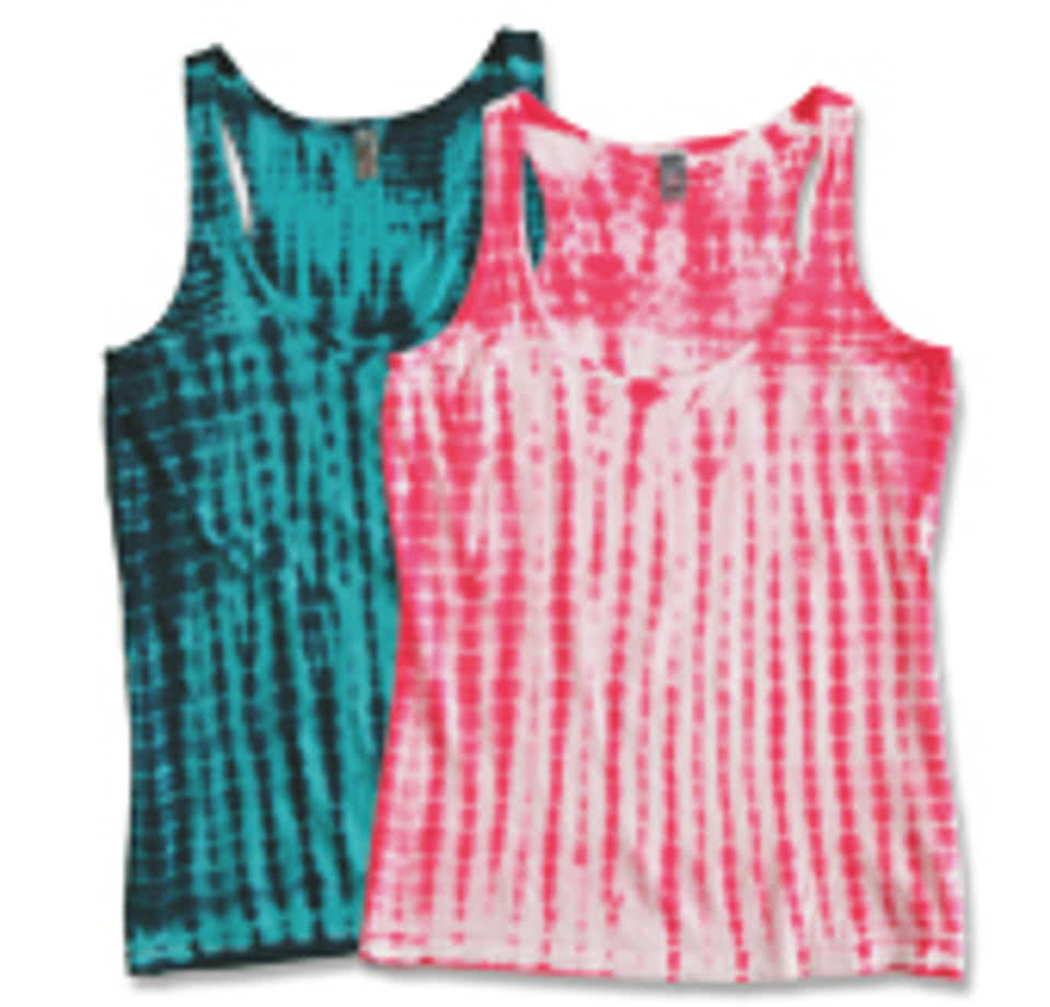 District Girly Tie-Dye Racerback Tank