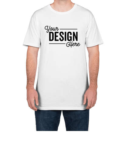 Design Printed Urban Longer Length T-shirts Online at CustomInk