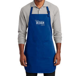 Port Authority Two-Pocket Full Length Apron - Color: Royal
