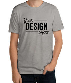 Adidas Heather 100% Recycled UPF 50 Performance Shirt - Color: Grey Three Heather