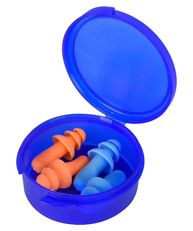 Full Color Ear Plugs with Travel Case