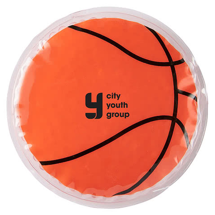 Basketball Shape Hot/Cold Gel Pack in ORANGE