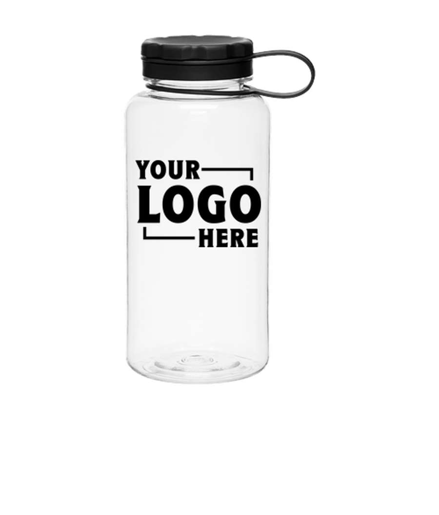 34 oz. h2go Wide 2.0 Tritan Water Bottle in Clear