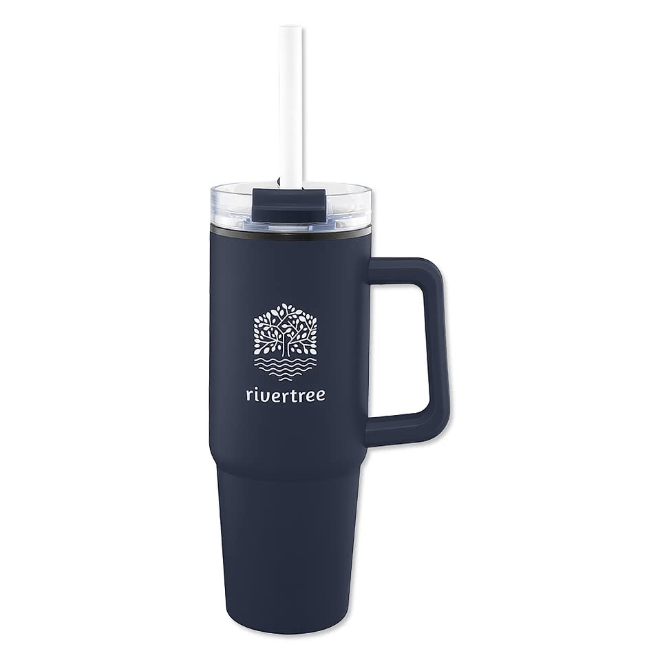 30 oz. Intrepid Recycled Tumbler with Straw